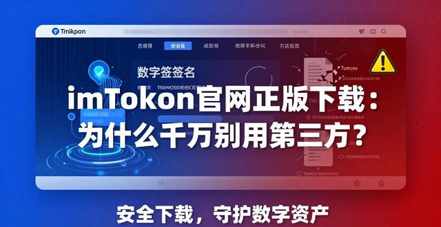 imToken官网正版下载：为什么千万别用第三方？