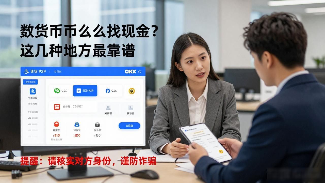 数字货币怎么换成现金？这几种地方最靠谱