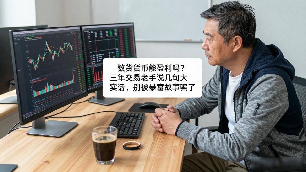 数字货币能盈利吗?三年交易老手说几句大实话,别被暴富故事骗了