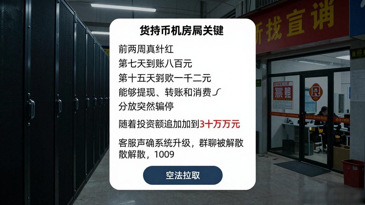矿机投资骗局识别_数字货币机房骗局揭秘_数字货币机房骗局