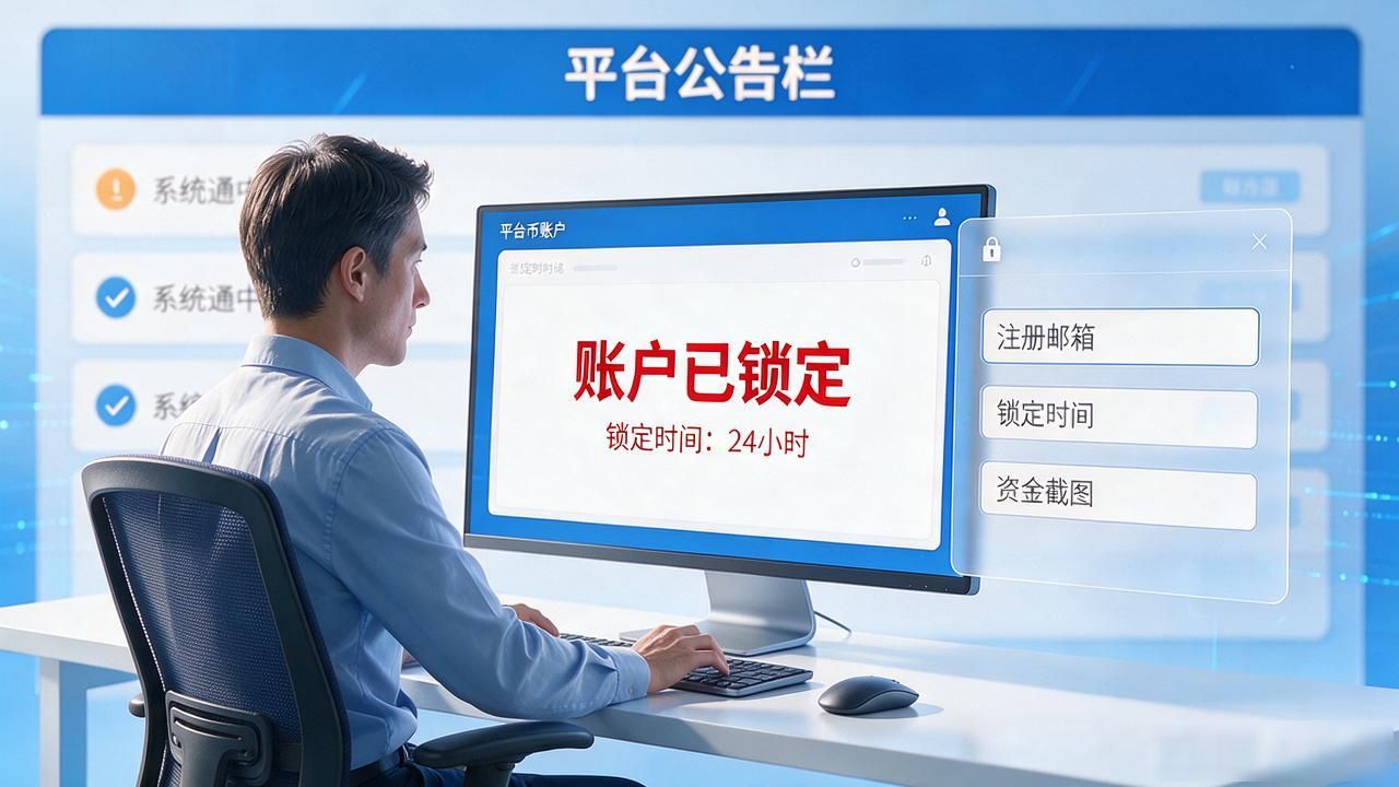 买的数字货币突然锁定了钱取不出来?别干等着,这几步能解困