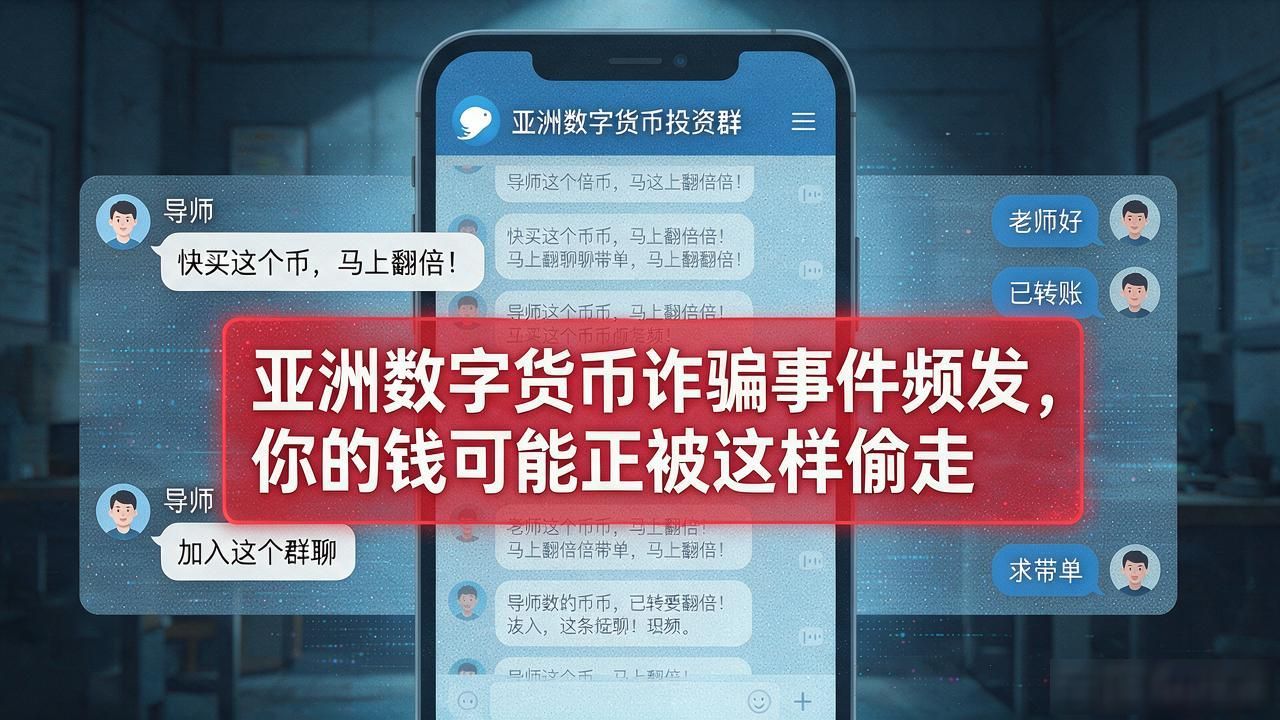 亚洲数字货币诈骗事件频发,你的钱可能正被这样偷走