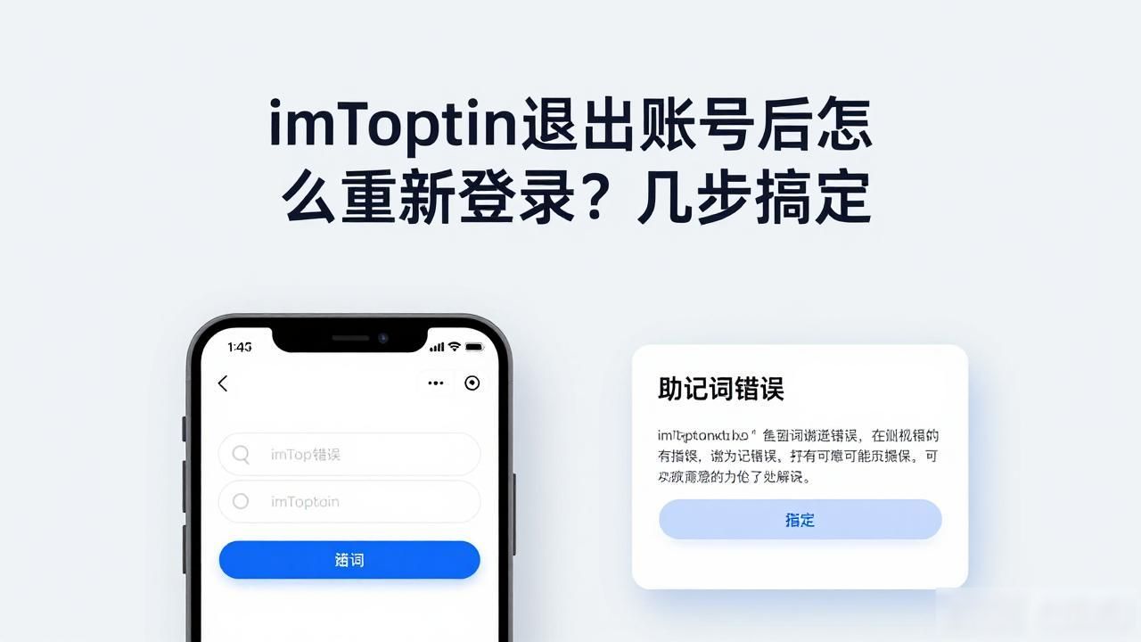imToken退出账号后怎么重新登录？几步搞定