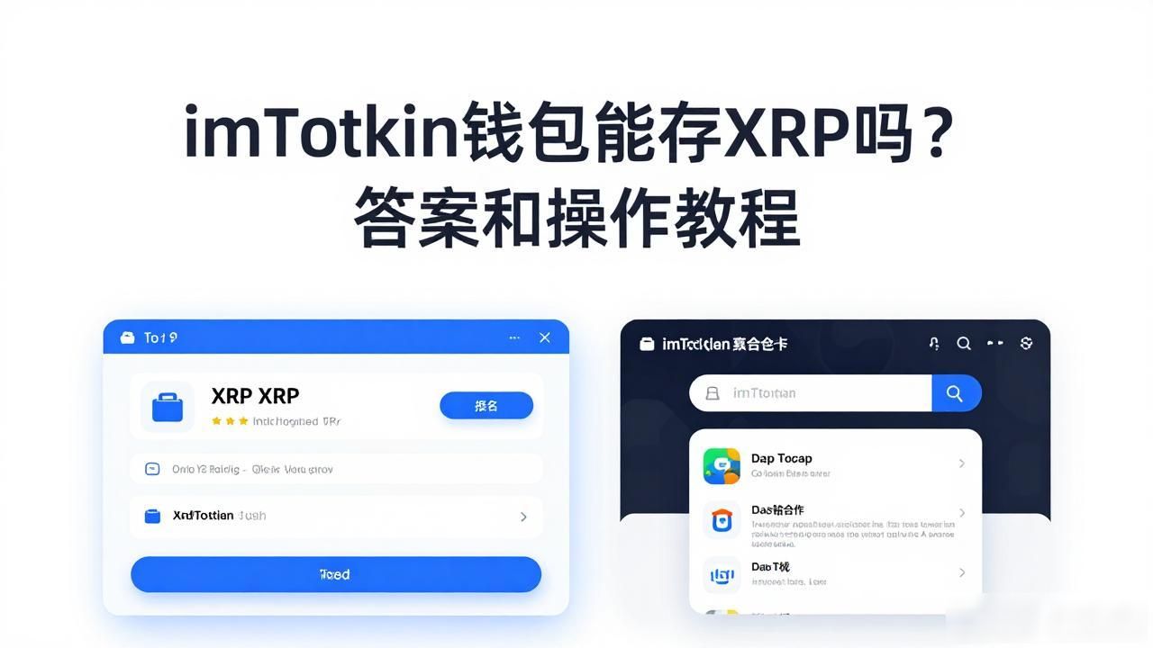 imToken钱包能存XRP吗？答案和操作教程