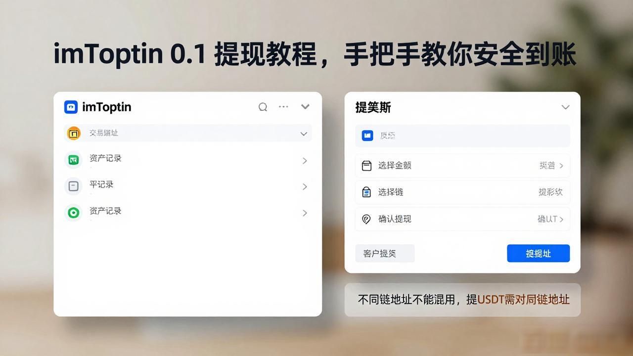 imToken 0.1 提现教程，手把手教你安全到账