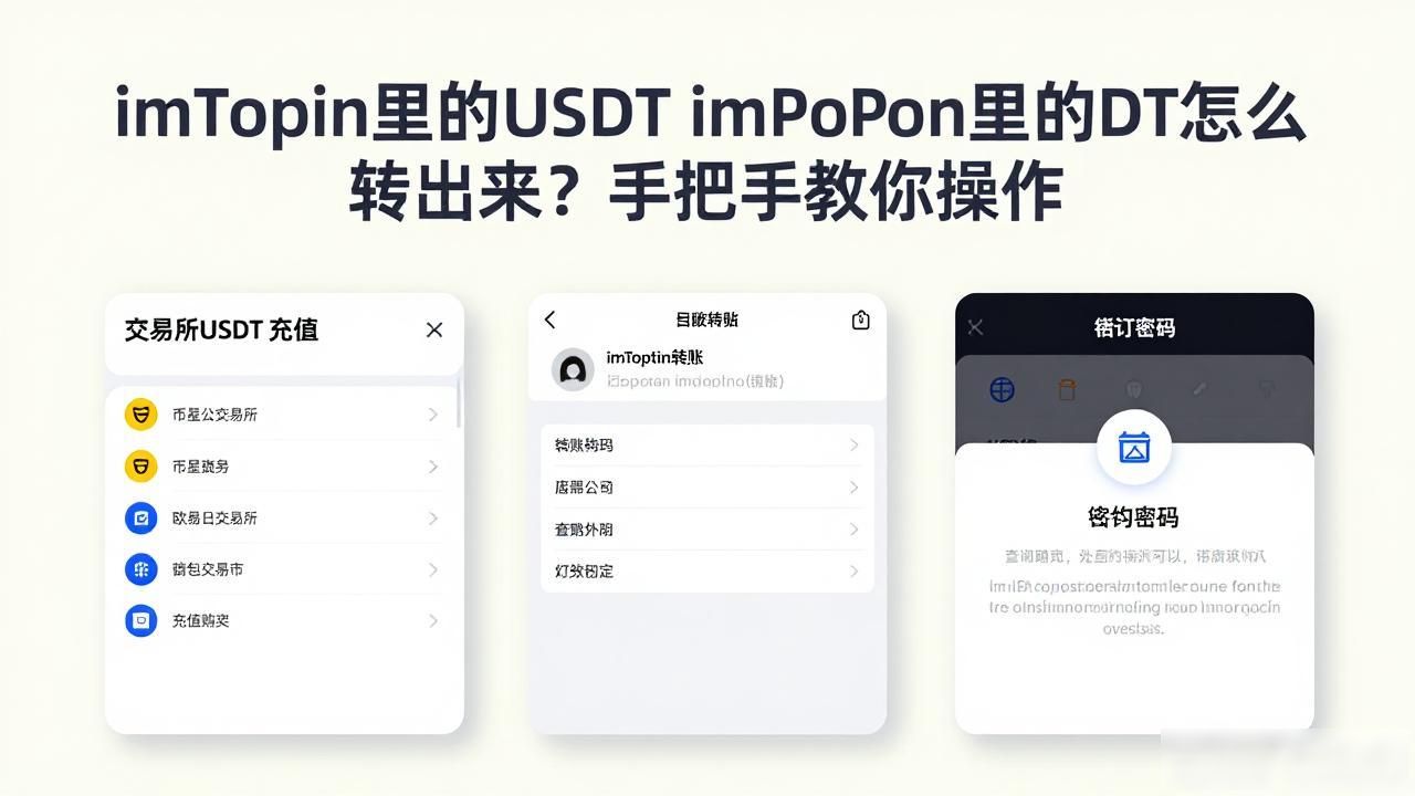 imtoken里的usdt imToken里的USDT怎么转出来？手把手教你操作