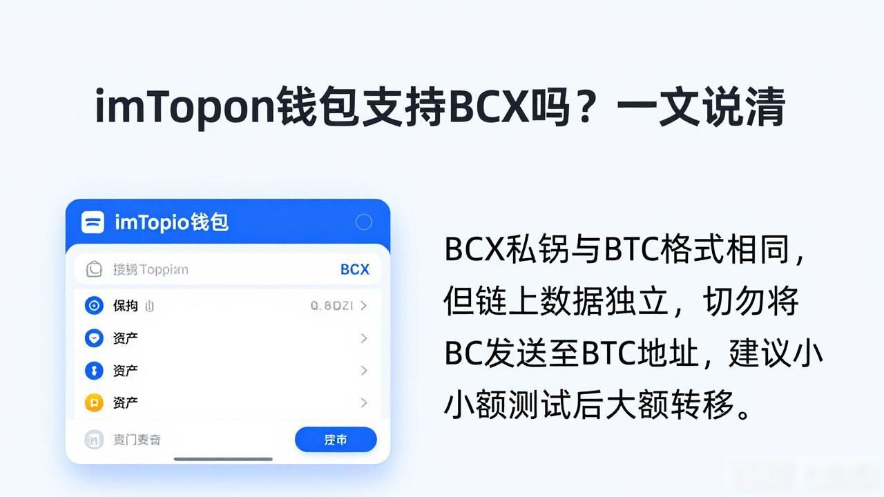 imToken钱包支持BCX吗？一文说清
