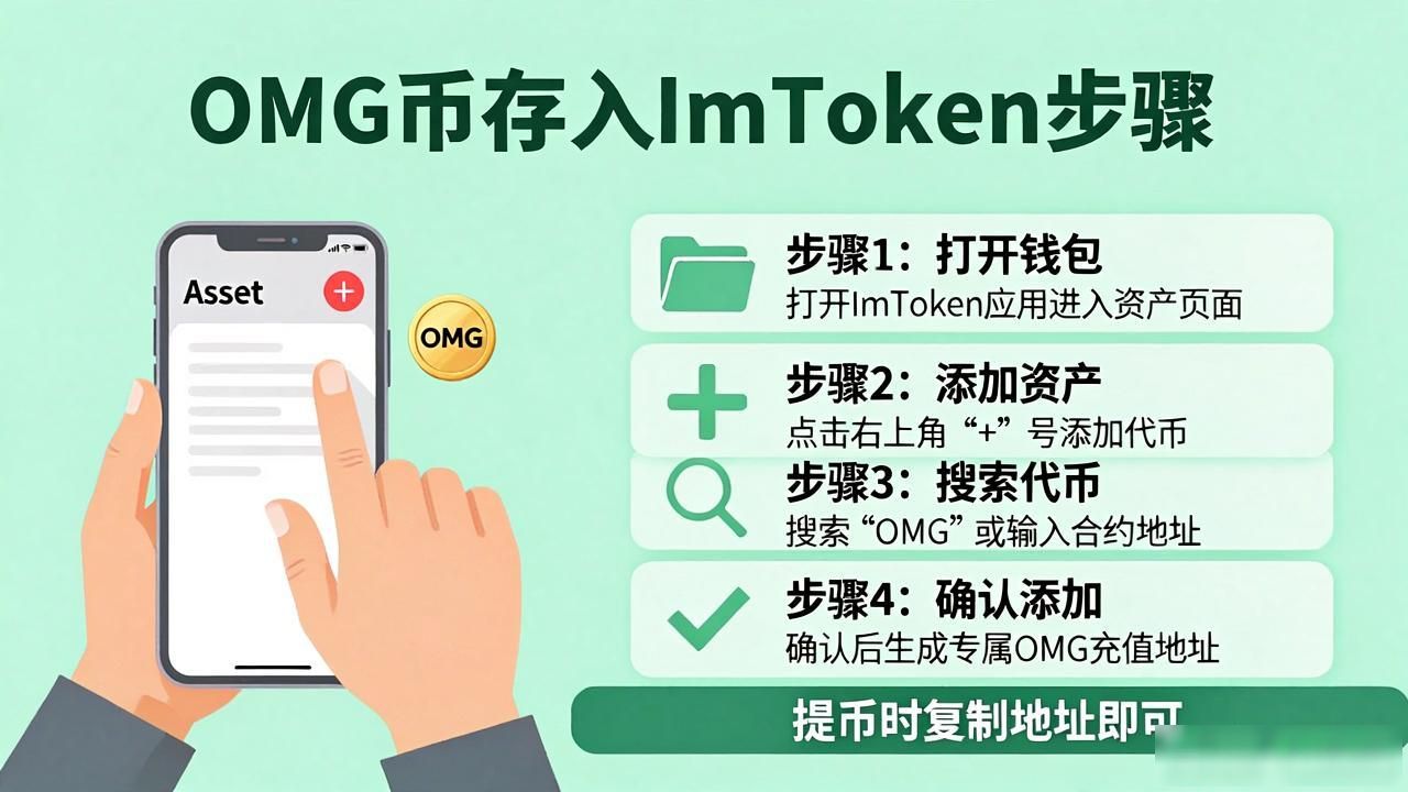 OMG币怎么存入ImToken？操作步骤详解