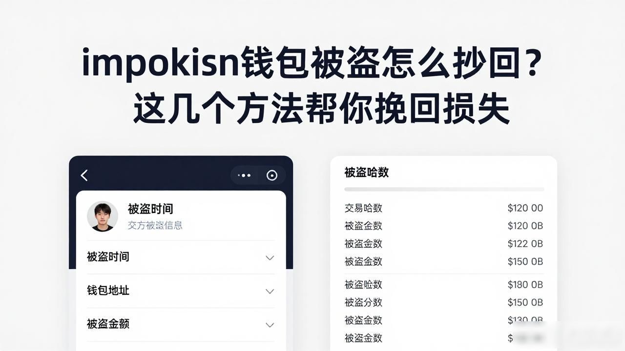 imtoken钱包被盗怎么找回?这几个方法帮你挽回损失