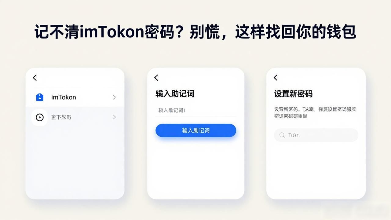 记不清imToken密码？别慌，这样找回你的钱包