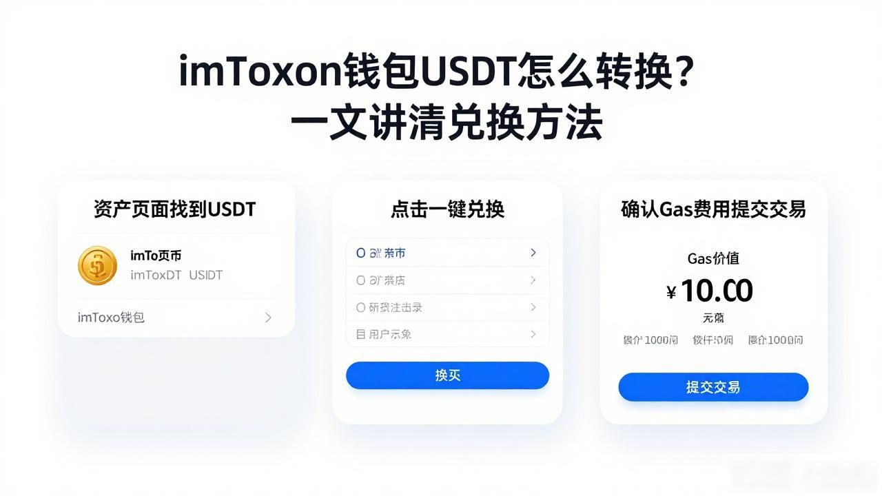 imToken钱包USDT怎么转换?一文讲清兑换方法