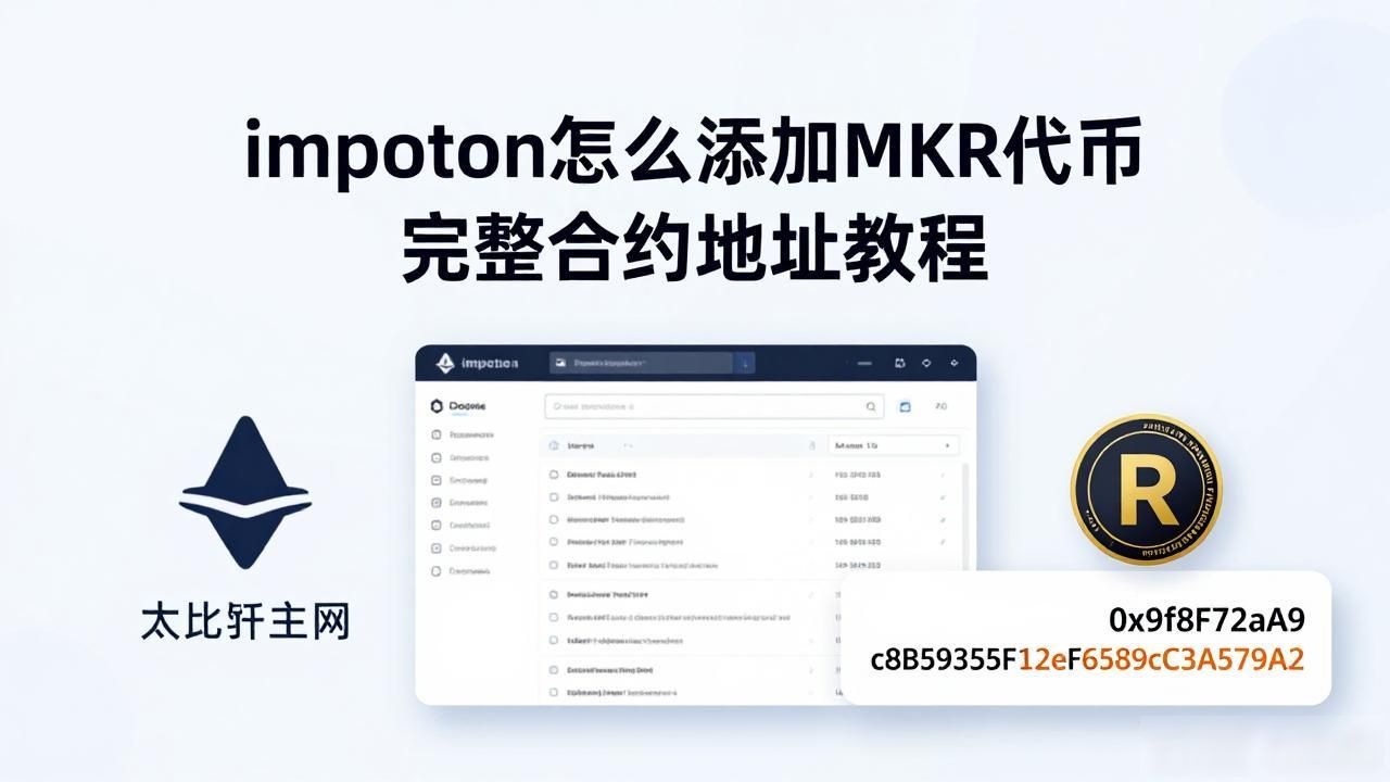 imtoken怎么添加MKR代币 完整合约地址教程