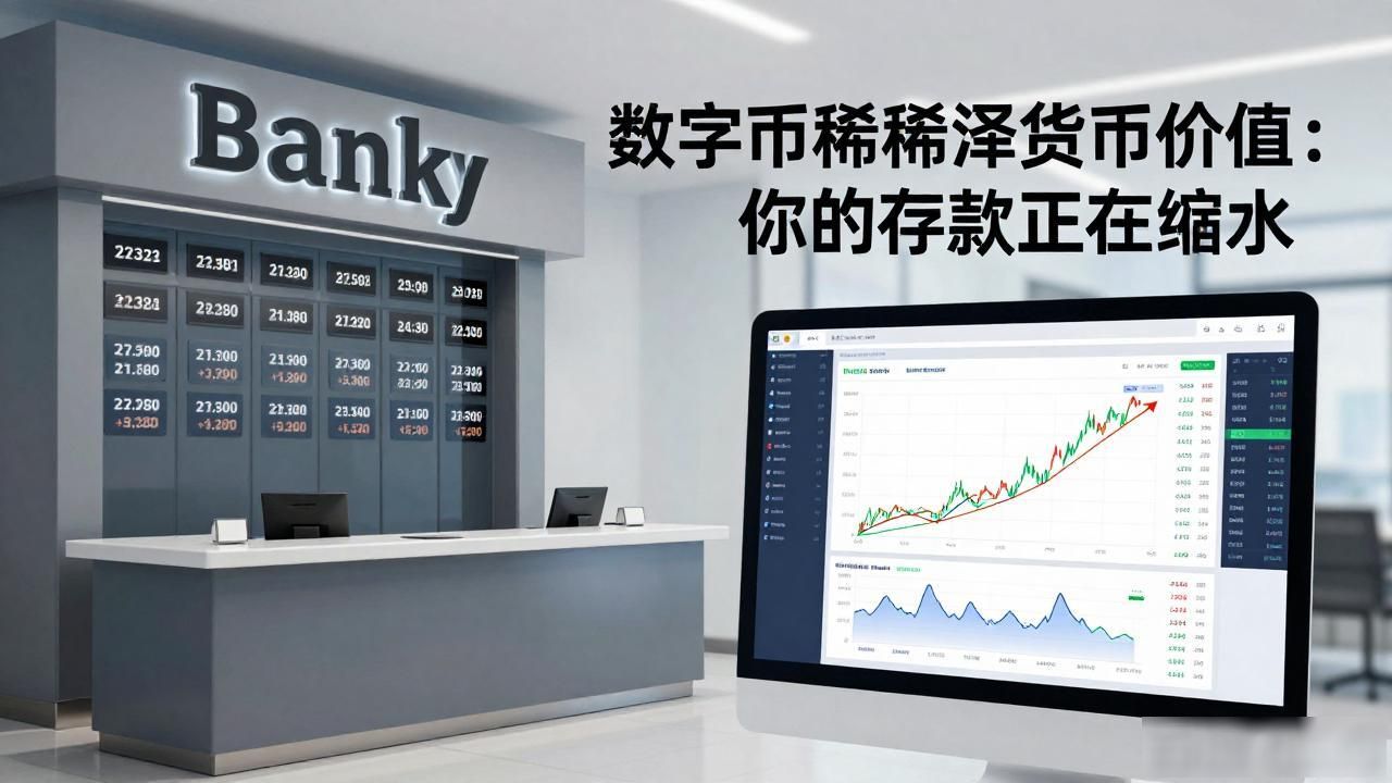 数字货币稀释货币价值：你的存款正在缩水