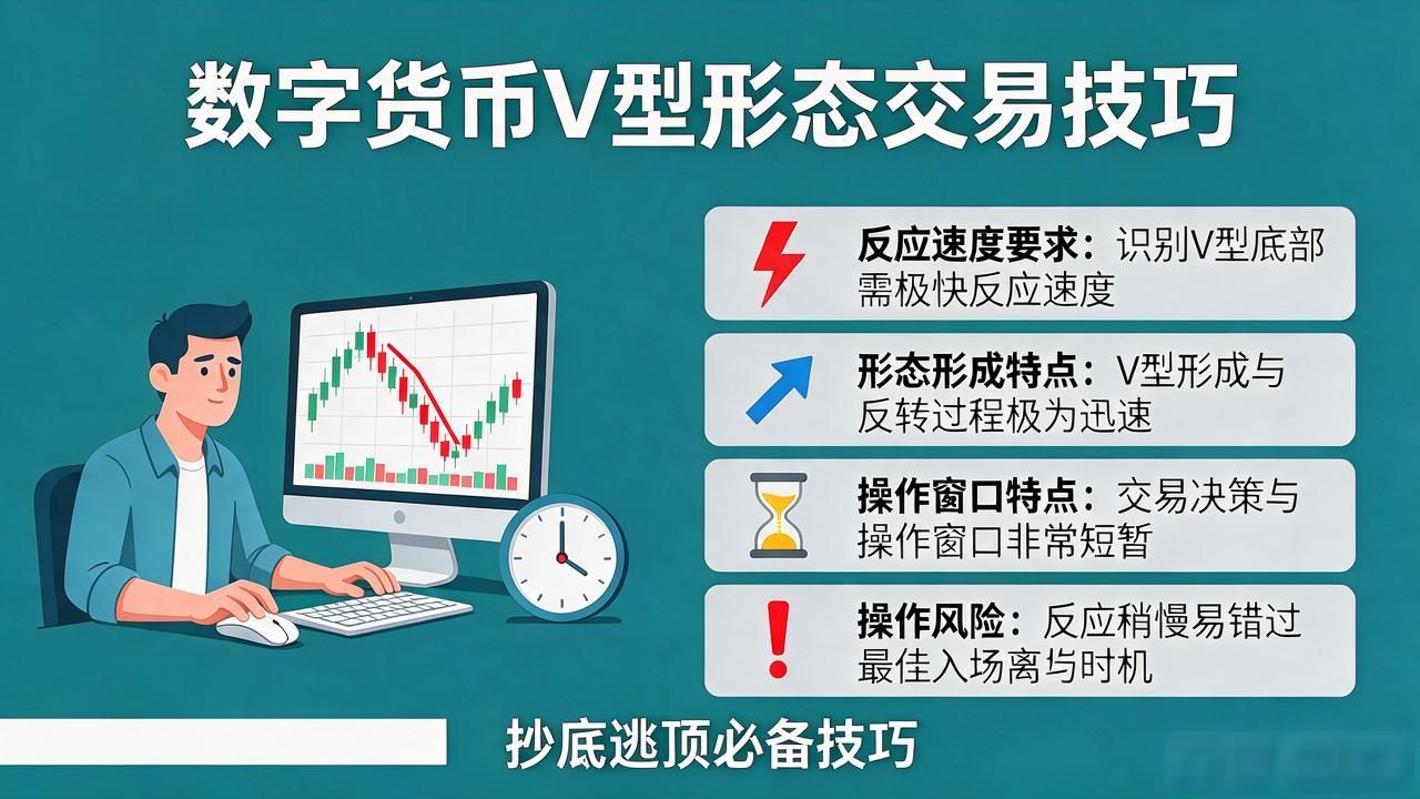 数字货币w v型形态详解：抄底逃顶必备技巧