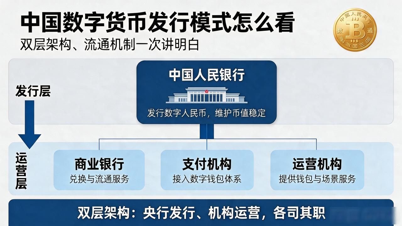 中国数字货币发行模式怎么看:双层架构、流通机制一次讲明白