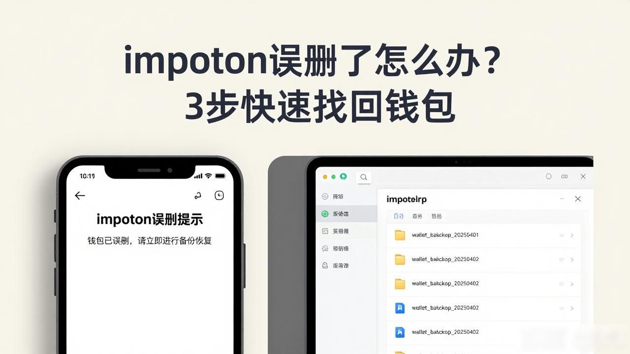 imtoken误删了怎么办_IMToken误删钱包恢复助记词_IMToken钱包丢失私钥找回方法