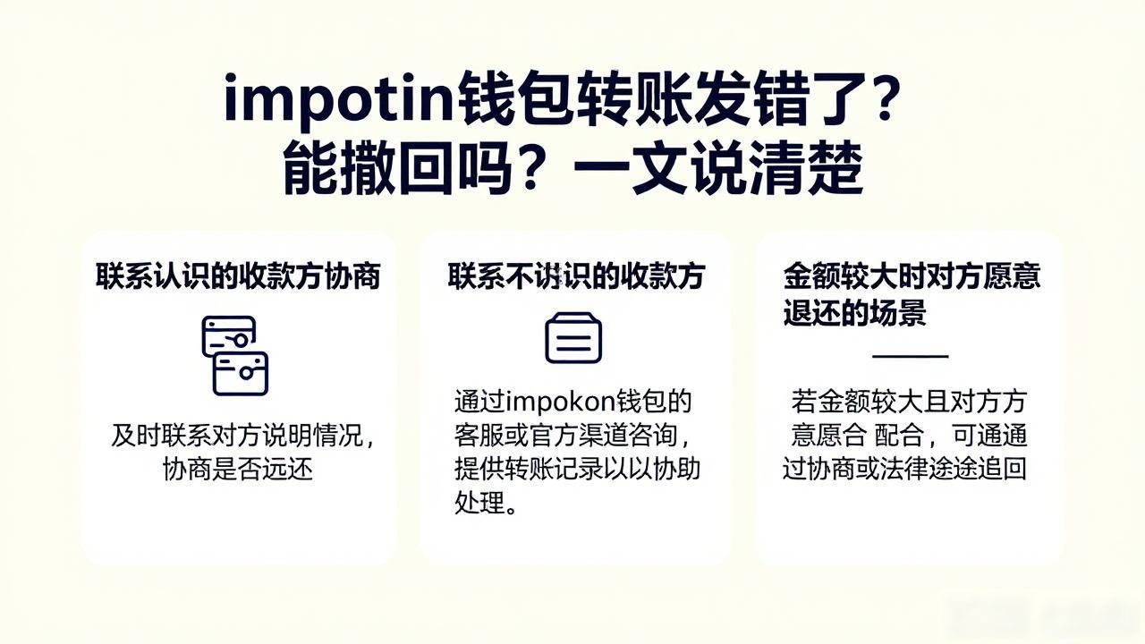 imtoken钱包转账发错了能撤回吗？一文说清楚