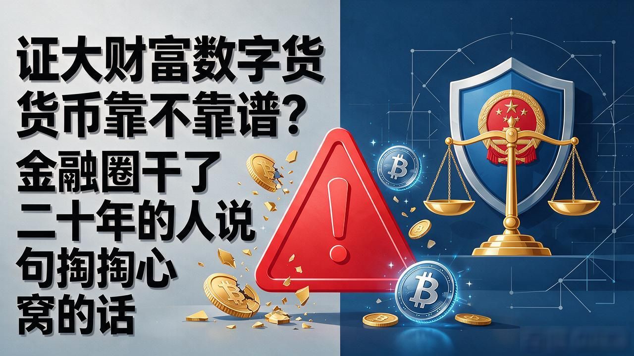 证大财富数字货币靠不靠谱?金融圈干了二十年的人说句掏心窝的话