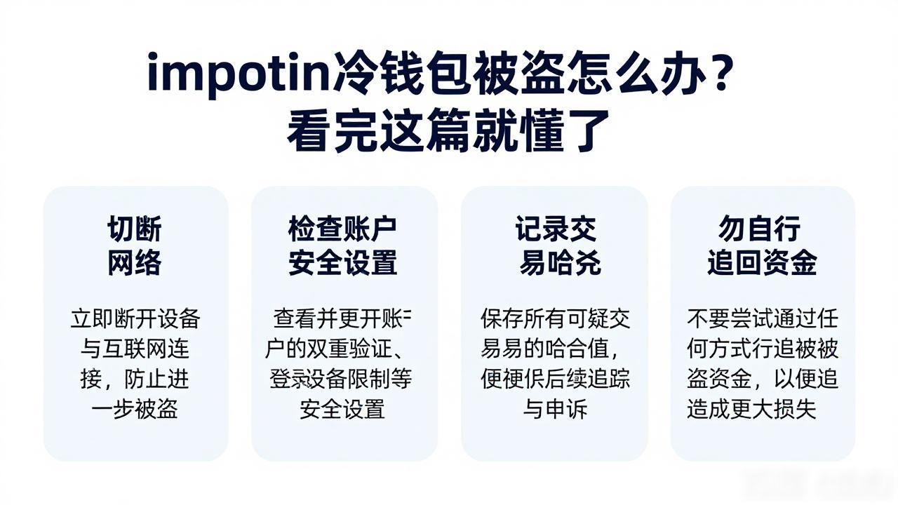 imtoken冷钱包被盗怎么办？看完这篇就懂了
