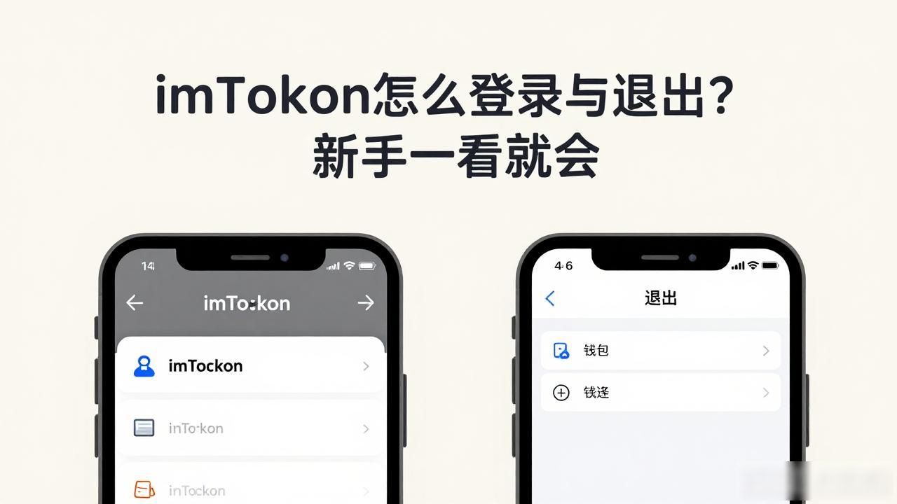 imToken怎么登录与退出？新手一看就会