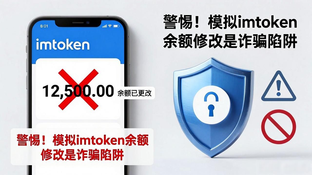 警惕！模拟imtoken余额修改是诈骗陷阱