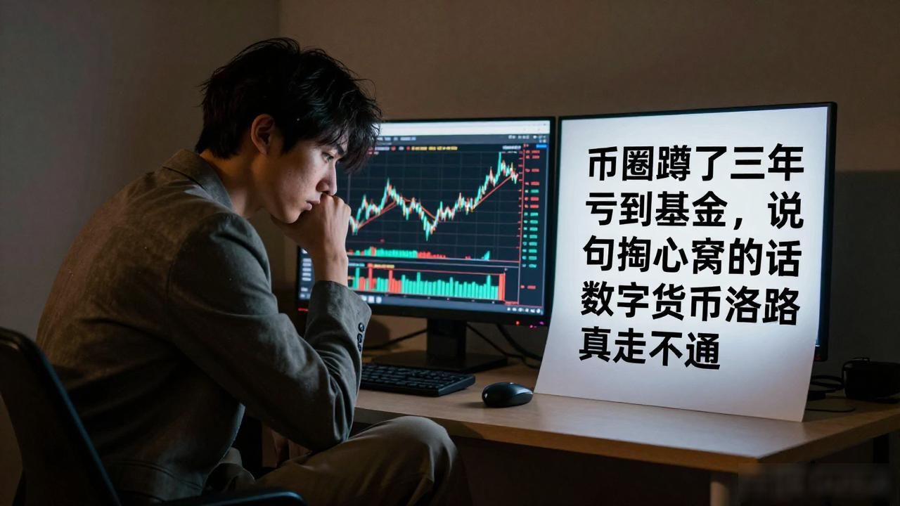币圈蹲了三年亏到本金,说句掏心窝的话:数字货币这条路真走不通