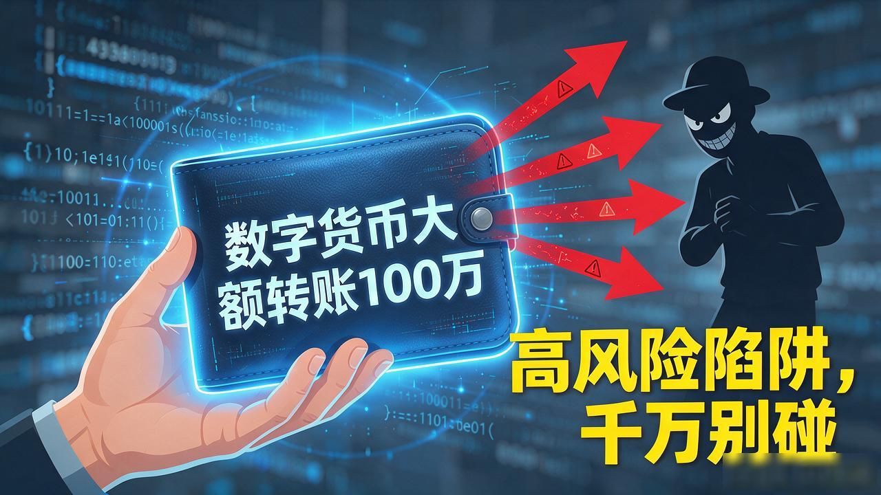 数字货币大额转账100万：高风险陷阱，千万别碰