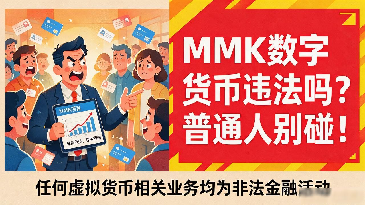MMK数字货币违法吗？普通人别碰！