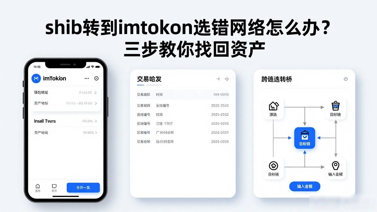shib转到imtoken选错网络怎么办？三步教你找回资产