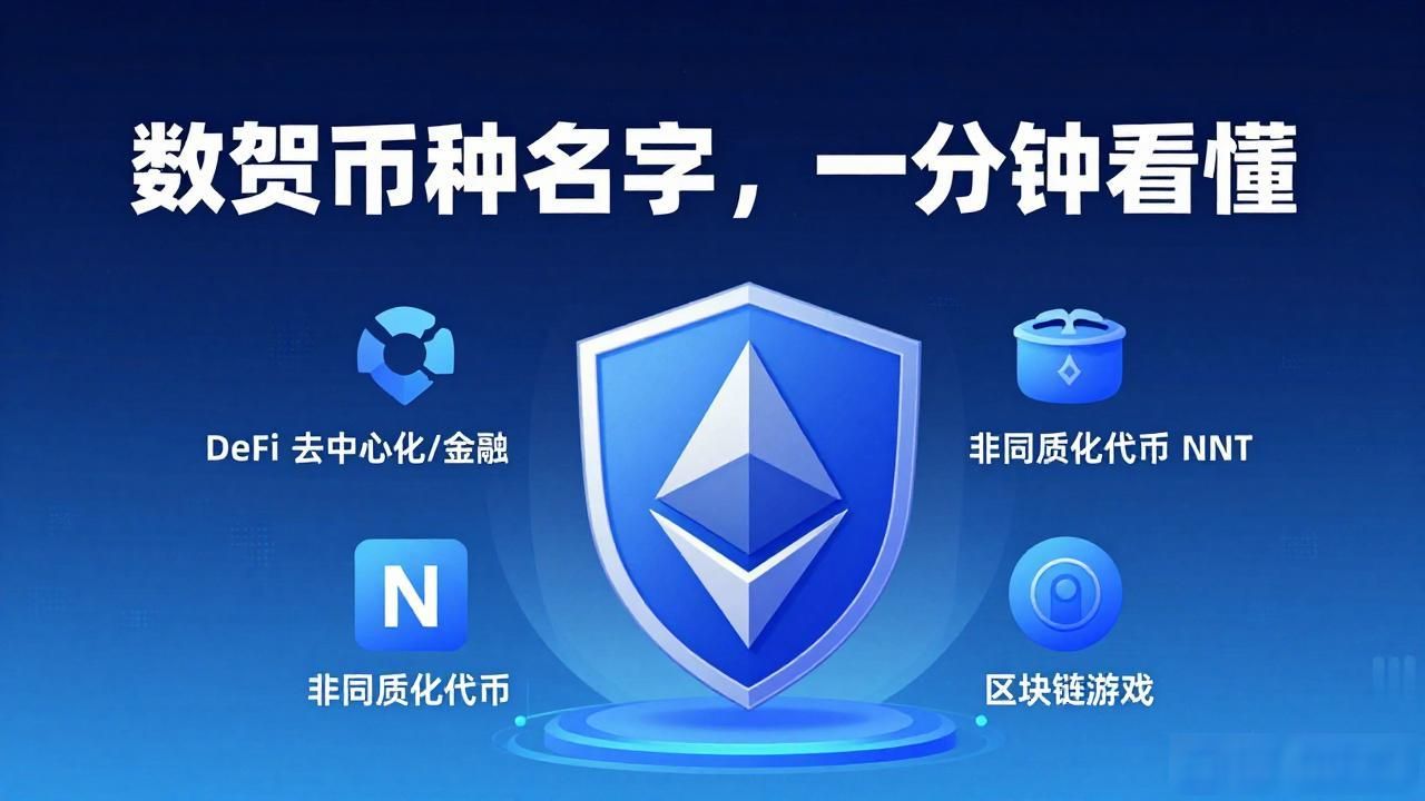 数字货币叫啥？主流币种名字大全，一分钟看懂
