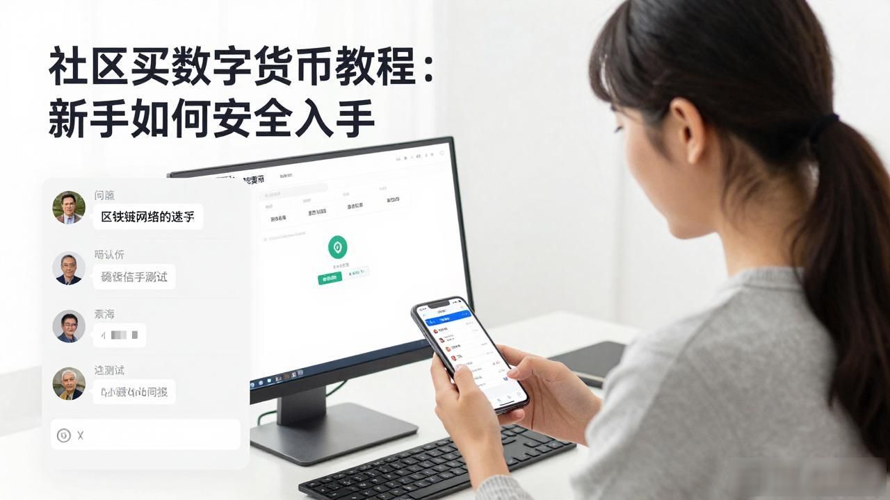 社区买数字货币教程：新手如何安全入手
