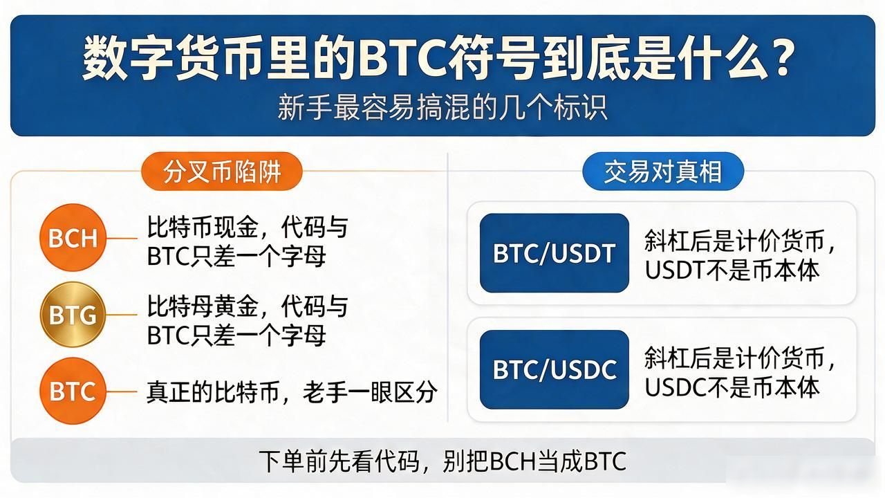 数字货币btc符号_BTC图标与代码区分方法_比特币符号长什么样