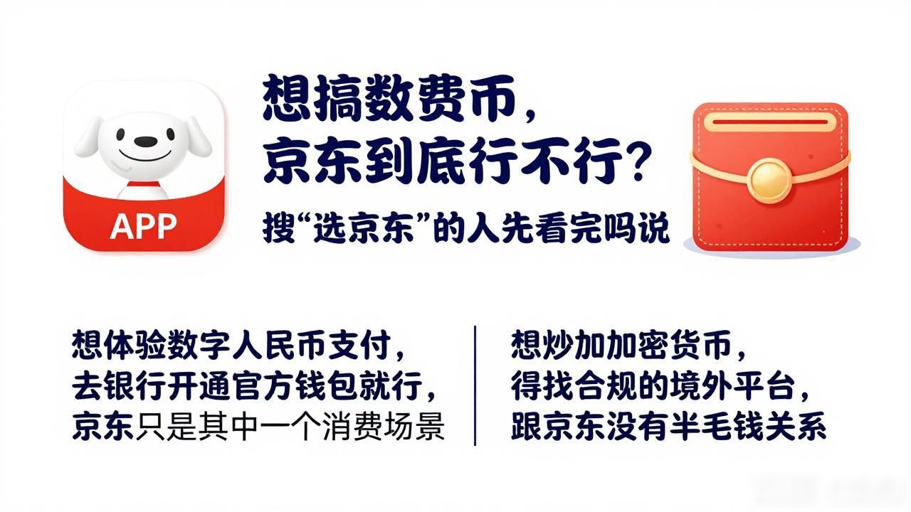 想搞数字货币,京东到底行不行?搜"选京东"的人先看完再说