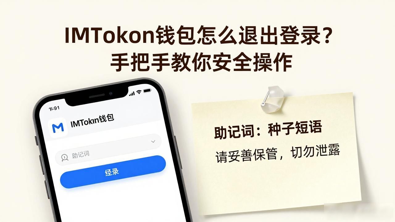 imtoken钱包怎么退出登录？手把手教你安全操作