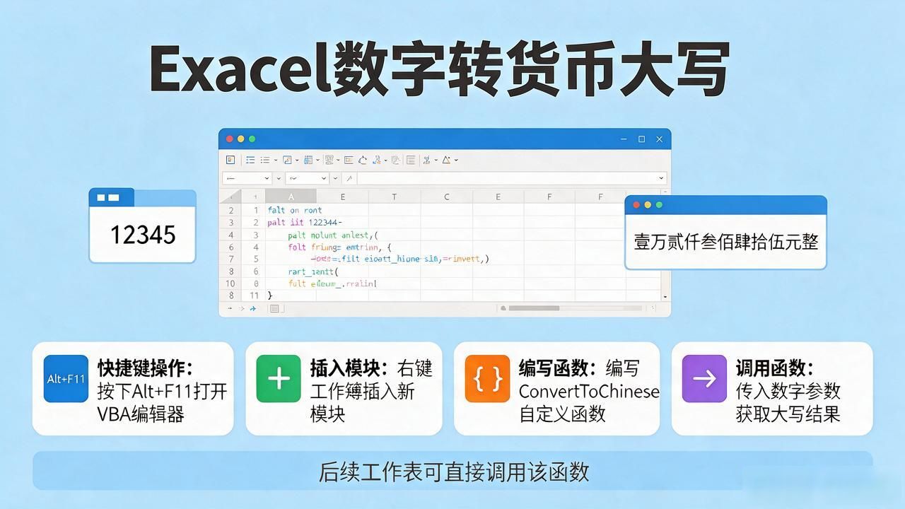 Excel数字转货币大写，这样操作最简单