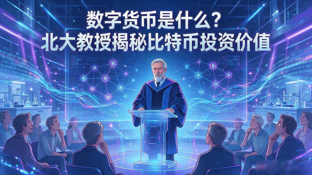 数字货币是什么？北大教授揭秘比特币投资价值