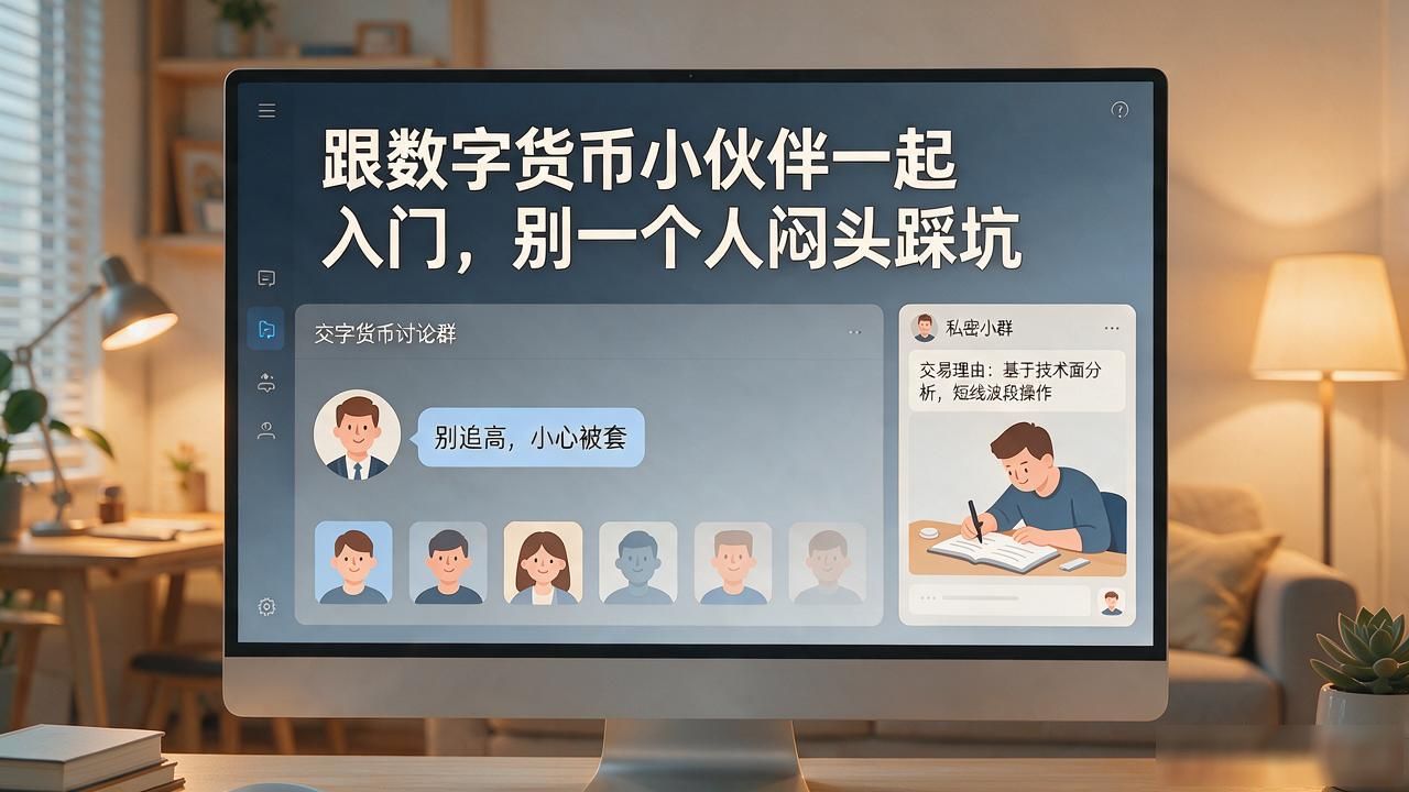 跟数字货币小伙伴一起入门,别一个人闷头踩坑