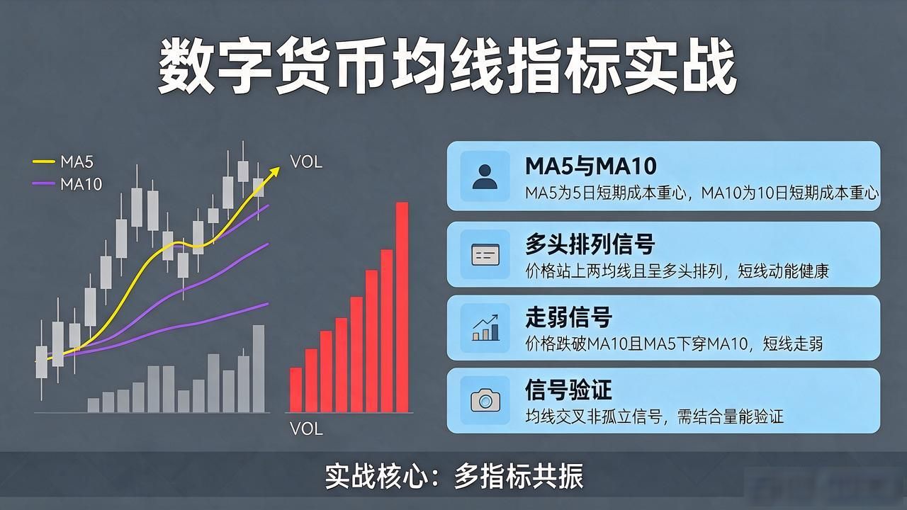 数字货币交易：vol、ma5和ma10指标实战指南