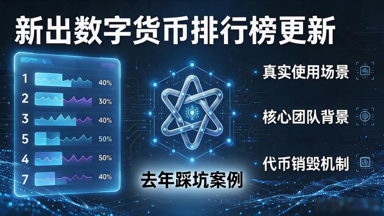 新出数字货币排行榜_数字货币排行榜分析_真实使用场景判断