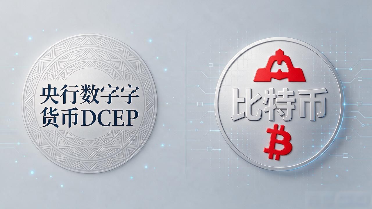 央行数字货币dcep比特币_数字人民币与比特币底层逻辑差异_DCEP和比特币的区别