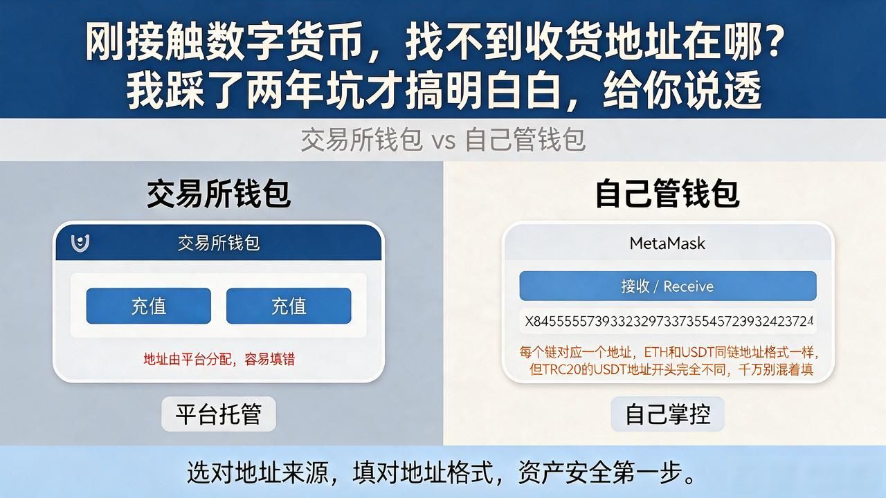 刚接触数字货币,找不到收货地址在哪?我踩了两年坑才搞明白,给你说透