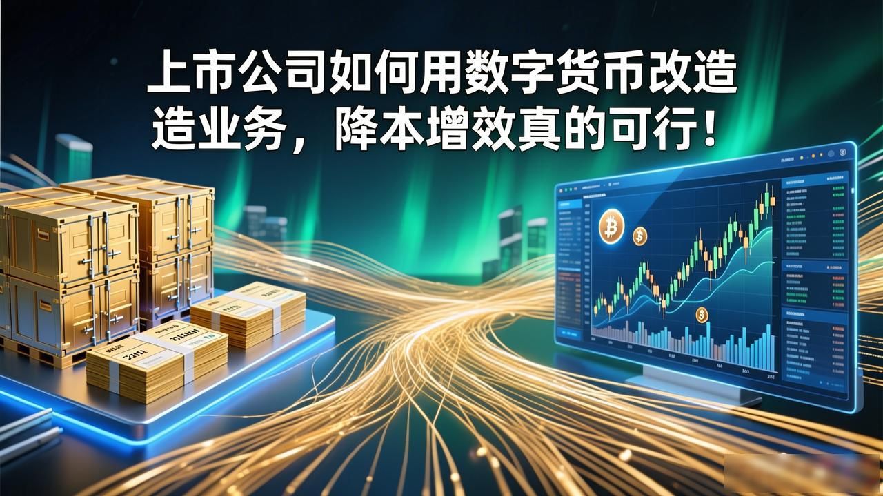 上市公司如何用数字货币改造业务，降本增效真的可行
