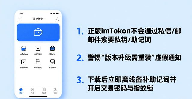 imToken钱包正版下载3个鉴别技巧，避开假APP