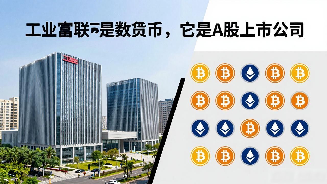 工业富联不是数字货币，它是A股上市公司