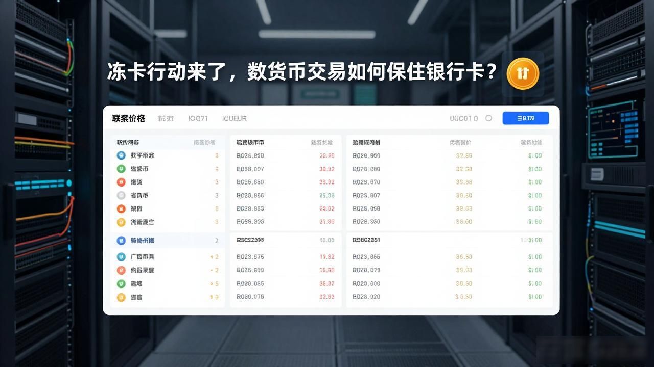 冻卡行动来了，数字货币交易如何保住银行卡？