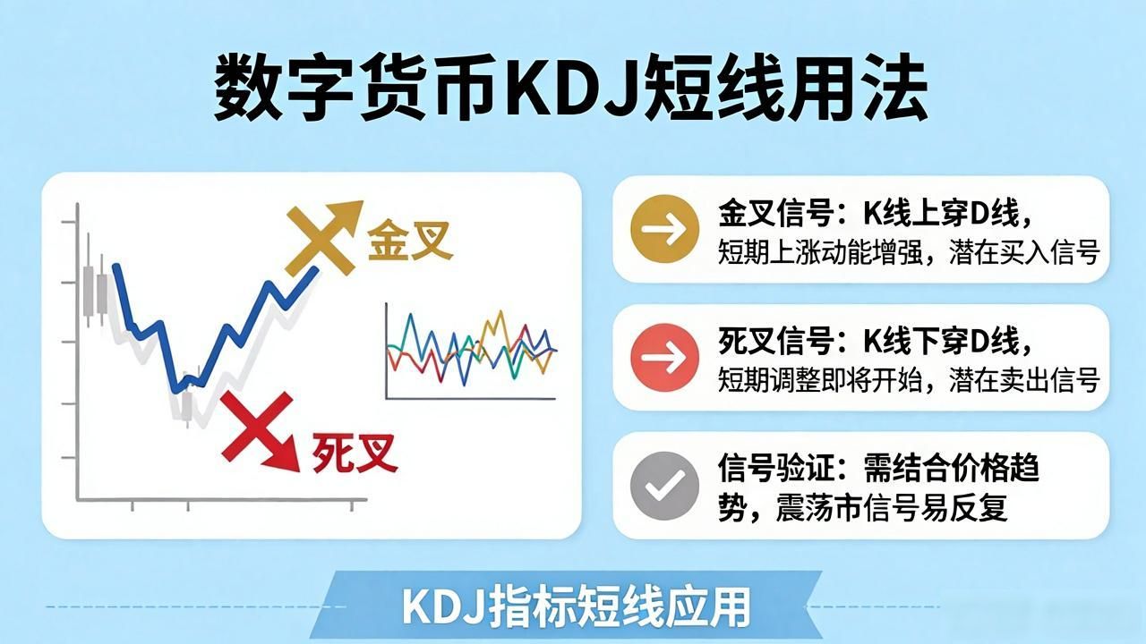 数字货币KDJ指标怎么用？短线进出时机一看就懂