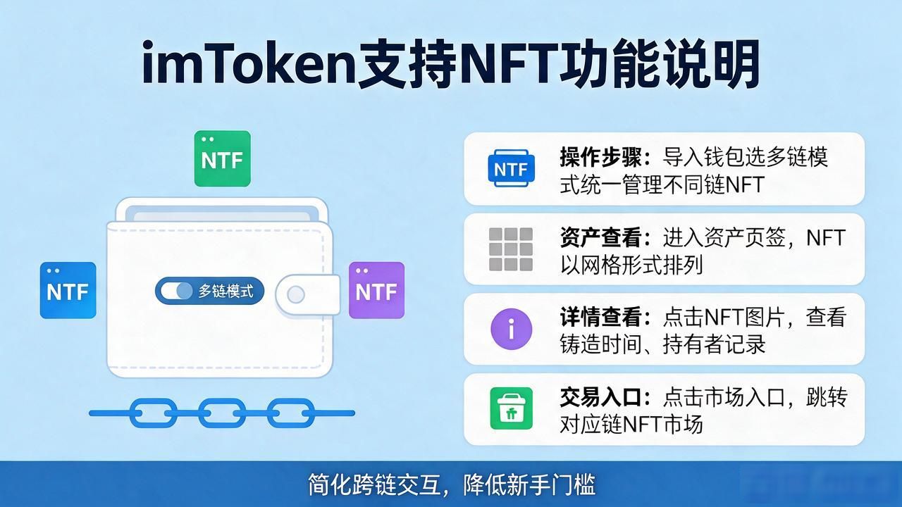 imtoken支不支持NFT 能否存NFT相关币种功能说明