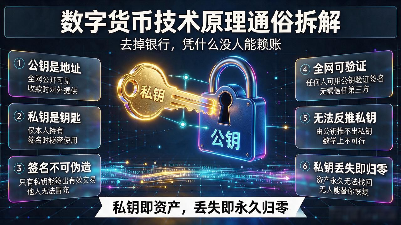 数字货币技术原理通俗拆解：去掉银行，凭什么没人能赖账