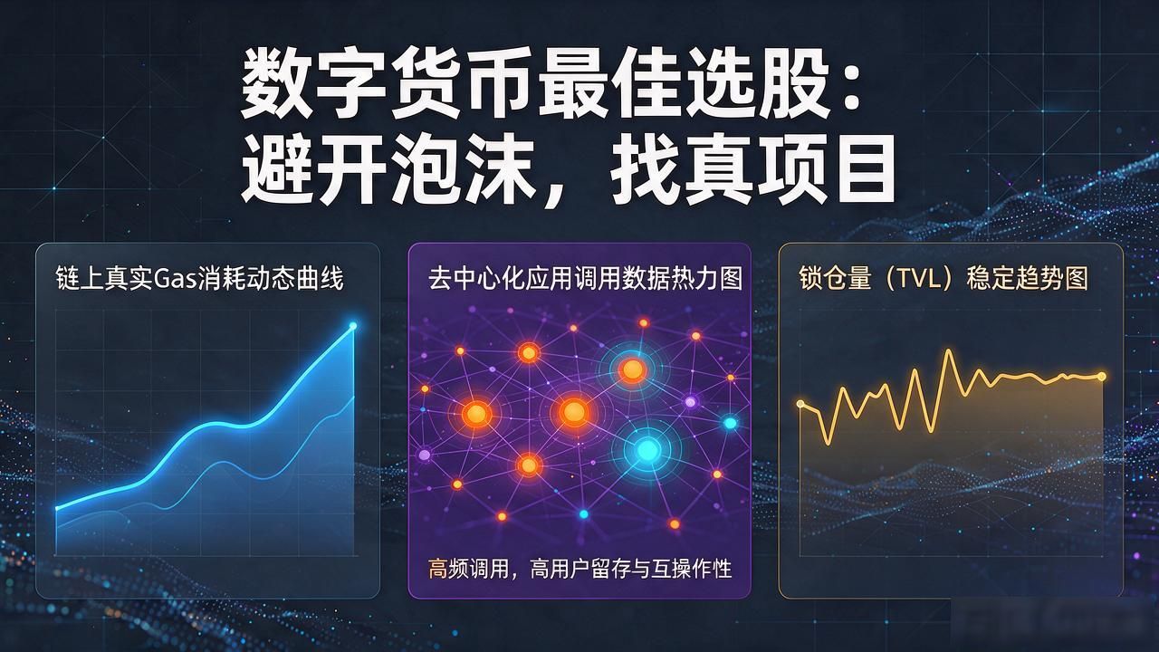 数字货币最佳选股：避开泡沫，找真项目