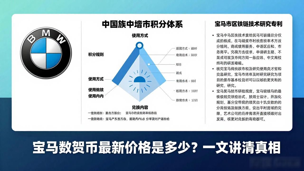 宝马数字货币最新价格是多少?一文讲清真相